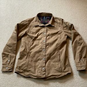 Women’s Kuhl flannel lined shirt Jacket size M